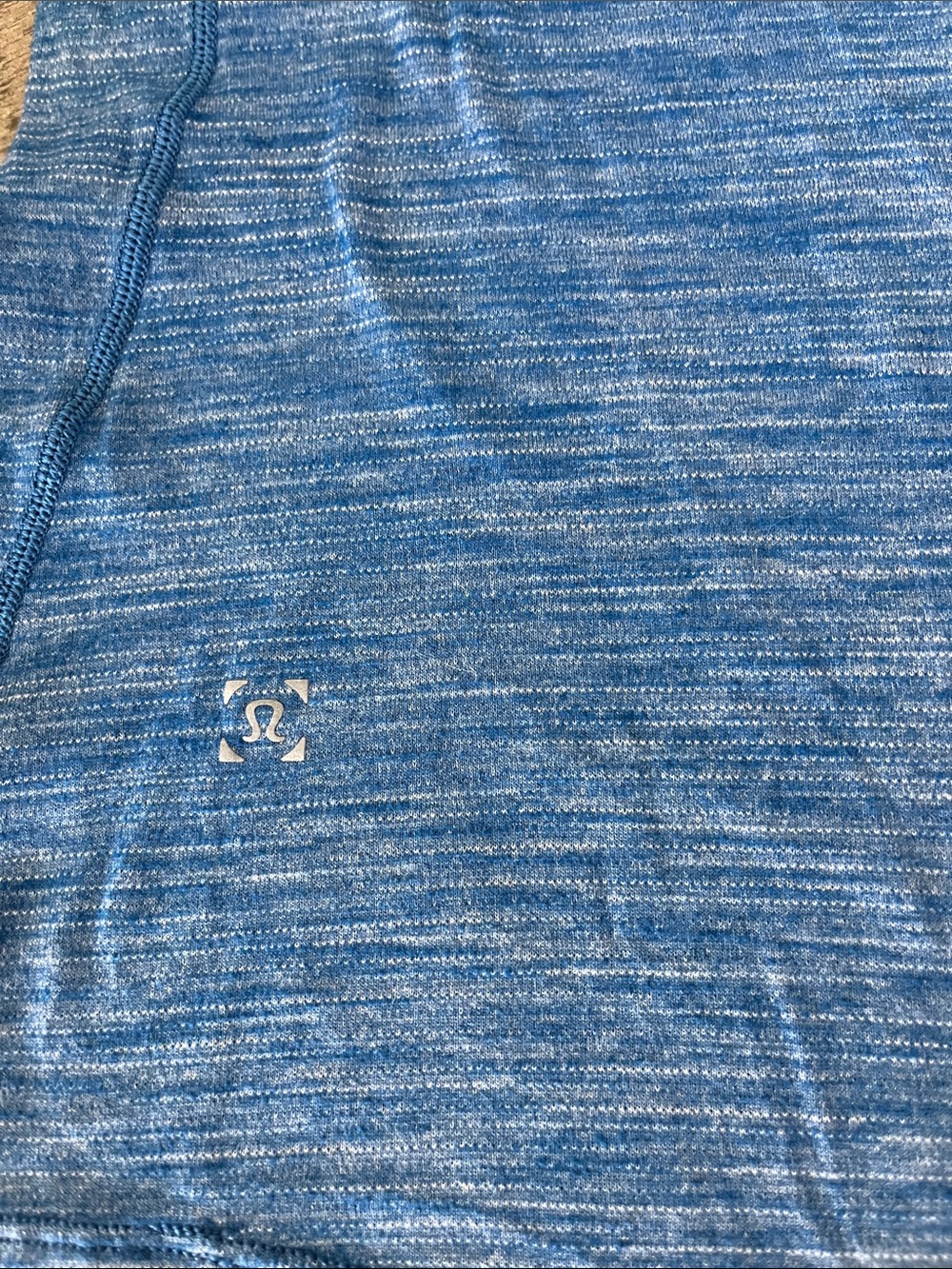lululemon Heathered Blue Long Sleeve Tee XL - Picture 5 of 6